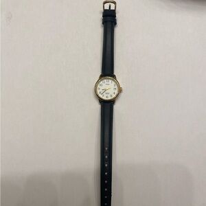 Timex Women's Black and Gold Watch